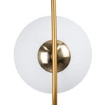 GloboStar® HAMBURG 00592 Μοντέρνο Κρεμαστό Φωτιστικό Μπάλα Μονόφωτο 1 x E14 IP20 Χρυσό Μέταλλο με Λευκό Γυαλί - Μ25 x Π20 x Υ50cm - Image 9