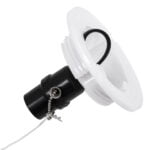 GloboStar® BALLOON 00654 Παιδικό Φωτιστικό Οροφής Μπάλα Μονόφωτο 1 x E27 IP20 Μπλε Πλαστικό με Ασημί Μέταλλο - Μ30 x Π30 x Υ33cm - Image 8