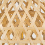GloboStar® MANGEA 00716 Boho Κρεμαστό Φωτιστικό Πλέγμα Μονόφωτο 1 x E27 IP20 Μπέζ Ξύλο - Μ50 x Π50 x Υ34cm - Image 10