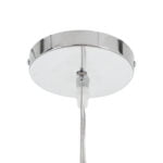 GloboStar® MANGEA 00717 Boho Κρεμαστό Φωτιστικό Πλέγμα Μονόφωτο 1 x E27 IP20 Μπεζ Ξύλο - Μ100 x Π100 x Υ59cm - Image 8