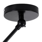 GloboStar® LOTUS GREEN 00936 Μοντέρνο Φωτιστικό Οροφής Μονόφωτο Ανοιχτό Πράσινο Ματ Μεταλλικό Καμπάνα Φ30 x Y21cm - Image 10