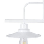 GloboStar® REGAL 01008 Vintage Industrial Φωτιστικό Οροφής Δίφωτο Λευκό Μεταλλικό Ράγα Μ67 x Π26 x Υ85cm - Image 10