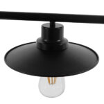 GloboStar® REGAL 01009 Vintage Industrial Φωτιστικό Οροφής Τρίφωτο Μαύρο Ράγα Μ113 x Π26 x Υ85cm - Image 7