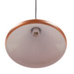 GloboStar® BARING 01224 Μοντέρνο Κρεμαστό Φωτιστικό Οροφής Μονόφωτο Χάλκινο Μεταλλικό Καμπάνα Φ27 x Y25cm - Image 5
