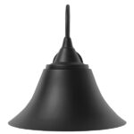 GloboStar® BELL 01038 Vintage Industrial Φωτιστικό Τοίχου Απλίκα Μονόφωτο Μαύρο Καμπάνα Φ30 x Μ35 x Π30 x Υ30cm - Image 2