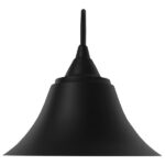 GloboStar® BELL 01038 Vintage Industrial Φωτιστικό Τοίχου Απλίκα Μονόφωτο Μαύρο Καμπάνα Φ30 x Μ35 x Π30 x Υ30cm - Image 4