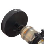 GloboStar® AVOCANDO 01056 Vintage Industrial Φωτιστικό Τοίχου Απλίκα Μονόφωτο Μαύρο Μεταλλικό Πλέγμα Φ12 x Μ15 x Π12 x Υ32cm - Image 9