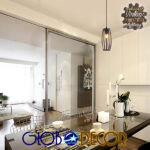 GloboStar® ZEBRA 01062 Vintage Industrial Κρεμαστό Φωτιστικό Οροφής Μονόφωτο Μαύρο Μεταλλικό Πλέγμα Φ15 x Y24cm - Image 9