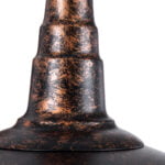 GloboStar® SORD 01067 Vintage Industrial Φωτιστικό Τοίχου Απλίκα Μονόφωτο Καφέ Σκουριά Μεταλλικό Καμπάνα Μ26 x Π37 x Υ32cm - Image 7