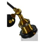 GloboStar® OLIVIA 01068 Vintage Φωτιστικό Τοίχου Απλίκα Μονόφωτο με Σπαστό Μεταλλικό Βραχίονα και Γυάλινη Καμπάνα Φ19 x Μ63 x Π19 x Υ77cm - Image 11