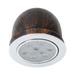 GloboStar® ANTHY 01104 Vintage Industrial Φωτιστικό Τοίχου Απλίκα Μονόφωτο LED Μαύρο Σκουριά Μεταλλικό Μ15.2 x Π13.4 x Υ15.2cm - Image 9