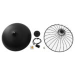 GloboStar® SOBRINO 01108 Vintage Κρεμαστό Φωτιστικό Πλέγμα Μονόφωτο 1 x E27 IP20 Μαύρο Μέταλλο - Μ46 x Π46 x Υ50cm - Image 9