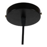 GloboStar® SOBRINO 01108 Vintage Κρεμαστό Φωτιστικό Πλέγμα Μονόφωτο 1 x E27 IP20 Μαύρο Μέταλλο - Μ46 x Π46 x Υ50cm - Image 8