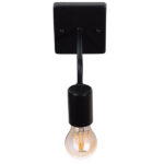GloboStar® MISSAM 01119 Vintage Industrial Φωτιστικό Τοίχου Απλίκα Μονόφωτο Μαύρο Μεταλλικό Μ20 x Π10 x Υ17cm - Image 7