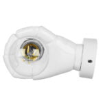 GloboStar® FIST 01137 Μοντέρνο Φωτιστικό Τοίχου Απλίκα Μονόφωτο Λευκό Γύψινο Μ15 x Π10 x Υ10cm - Image 4