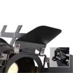 GloboStar® BROADWAY 01140 Vintage Industrial Φωτιστικό Οροφής Μονόφωτο Μαύρο Μεταλλικό Μ23 x Π23 x Υ36-95cm - Image 10