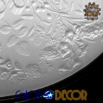 GloboStar® SERENIA BLACK 01151 Μοντέρνο Κρεμαστό Φωτιστικό Οροφής Μονόφωτο Μαύρο Γύψινο Καμπάνα Φ40 x Y19cm - Image 3