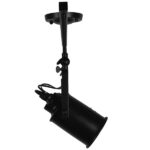GloboStar® HOLLYWOOD 01155 Vintage Φωτιστικό Οροφής Τρίφωτο Μαύρο Μεταλλικό Ράγα Μ13 x Π78 x Υ38cm - Image 8