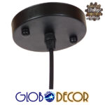 GloboStar® SHERLOCK 01215 Vintage Κρεμαστό Φωτιστικό Οροφής Μονόφωτο 1 x E27 Μαύρο Μεταλλικό Καμπάνα Φ26 x Y18cm - Image 14