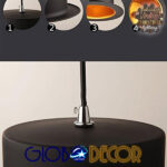 GloboStar® SHERLOCK 01215 Vintage Κρεμαστό Φωτιστικό Οροφής Μονόφωτο 1 x E27 Μαύρο Μεταλλικό Καμπάνα Φ26 x Y18cm - Image 17