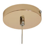 GloboStar® JADORE 01232 Μοντέρνο Κρεμαστό Φωτιστικό Οροφής Μονόφωτο με Ενσωματωμένο Φωτισμό LED 3000k Χάλκινο με Φυσητό Γυαλί Φ6 x Y23cm - Image 9