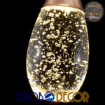 GloboStar® JADORE 01232 Μοντέρνο Κρεμαστό Φωτιστικό Οροφής Μονόφωτο με Ενσωματωμένο Φωτισμό LED 3000k Χάλκινο με Φυσητό Γυαλί Φ6 x Y23cm - Image 11