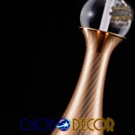 GloboStar® JADORE 01232 Μοντέρνο Κρεμαστό Φωτιστικό Οροφής Μονόφωτο με Ενσωματωμένο Φωτισμό LED 3000k Χάλκινο με Φυσητό Γυαλί Φ6 x Y23cm - Image 15