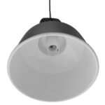 GloboStar® DEVOTA 01235 Vintage Industrial Κρεμαστό Φωτιστικό Οροφής Μονόφωτο Μαύρο Μεταλλικό Καμπάνα Φ22 x Y30cm - Image 5