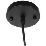 GloboStar® DEVOTA 01235 Vintage Industrial Κρεμαστό Φωτιστικό Οροφής Μονόφωτο Μαύρο Μεταλλικό Καμπάνα Φ22 x Y30cm - Image 7
