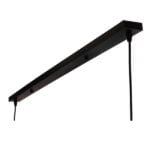 GloboStar® ALFREDA 01242 Μοντέρνο Κρεμαστό Φωτιστικό Οροφής Πολύφωτο Μαύρο Μεταλλικό Ράγα Μ140 x Π18 x Υ100cm - Image 9