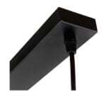 GloboStar® ALFREDA 01242 Μοντέρνο Κρεμαστό Φωτιστικό Οροφής Πολύφωτο Μαύρο Μεταλλικό Ράγα Μ140 x Π18 x Υ100cm - Image 10