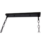 GloboStar® NEST 01255 Vintage Industrial Κρεμαστό Φωτιστικό Οροφής Πολύφωτο 4 x E27 Mαύρο Μεταλλικό Πλέγμα Μ105 x Π36.5 x Y37cm - Image 8
