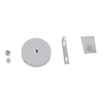 GloboStar® SEVILLE WHITE 01268 Μοντέρνο Κρεμαστό Φωτιστικό Οροφής Μονόφωτο 1 x E27 Λευκό Μεταλλικό Φ35 x 33cm - Image 9