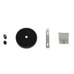 GloboStar® SEVILLE BLACK 01269 Μοντέρνο Κρεμαστό Φωτιστικό Οροφής Μονόφωτο Μαύρο Μεταλλικό Φ35 x Y33cm - Image 9