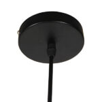 GloboStar® SEVILLE BLACK 01269 Μοντέρνο Κρεμαστό Φωτιστικό Οροφής Μονόφωτο Μαύρο Μεταλλικό Φ35 x Y33cm - Image 10