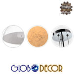 GloboStar® SERENIA WHITE 01271 Μοντέρνο Κρεμαστό Φωτιστικό Οροφής Μονόφωτο Λευκό Γύψινο Καμπάνα Φ60 x Y30cm - Image 5