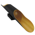 GloboStar® CHARME 01302 Μοντέρνο Φωτιστικό Τοίχου Απλίκα Δίφωτο Μαύρο - Χρυσό Μεταλλικό Φ5.5 x Π8 x Υ60cm - Image 5