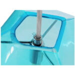GloboStar® RINA 01306 Μοντέρνο Κρεμαστό Φωτιστικό Οροφής Μονόφωτο 1 x E27 Γυάλινο Γαλάζιο Διάφανο Μ20 x Π22 x Υ25cm - Image 5