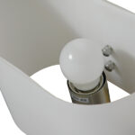 GloboStar® SUTTON 01316 Μοντέρνο Φωτιστικό Τοίχου Απλίκα Δίφωτο Ξύλινο με Λευκό Ματ Γυαλί και Βραχίονα με LED Μ15 x Π20 x Υ22.5cm - Image 6