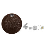 GloboStar® OCEANA 01358 Vintage Κρεμαστό Φωτιστικό Οροφής Μονόφωτο 1 x E27 Καφέ Ξύλινο Ψάθινο Rattan Φ40 x Υ40cm - Image 5