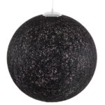 GloboStar® OCEANA 01364 Vintage Κρεμαστό Φωτιστικό Οροφής Μονόφωτο 1 x E27 Μαύρο Ξύλινο Ψάθινο Rattan Φ60 x Υ60cm - Image 3