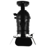 GloboStar® DETROIT 01372 Vintage Industrial Φωτιστικό Οροφής Μονόφωτο Μαύρο Μεταλλικό Μ23 x Π23 x Υ36cm - Image 2