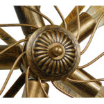 GloboStar® ERAFAN 01381 Vintage Industrial Φωτιστικό Τοίχου Απλίκα Πολύφωτο Καφέ Σκουριά Μεταλλικό Πλέγμα Φ46 x Μ22 x Π46 x Υ46cm - Image 9