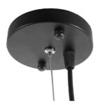 GloboStar® SCADI 01387 Vintage Industrial Κρεμαστό Φωτιστικό Οροφής Μονόφωτο Μπεζ Μεταλλικό Πλέγμα Φ23 x Υ30cm - Image 7