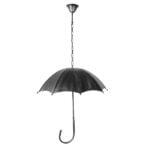 GloboStar® UMBRELLA 01407 Vintage Industrial Κρεμαστό Φωτιστικό Οροφής Πολύφωτο Γκρι Σκουριά Μεταλλικό Φ58 x Υ60cm - Image 2