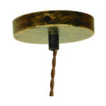 GloboStar® SPIGOT 01413 Vintage Industrial Κρεμαστό Φωτιστικό Οροφής Μονόφωτο 1 x E27 Μπρούτζινο Μεταλλικό Μ5 x Π7.5 x Y20cm - Image 10