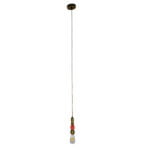 GloboStar® SPIGOT 01413 Vintage Industrial Κρεμαστό Φωτιστικό Οροφής Μονόφωτο 1 x E27 Μπρούτζινο Μεταλλικό Μ5 x Π7.5 x Y20cm - Image 2