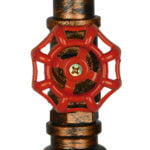 GloboStar® FAUCET 01414 Vintage Industrial Κρεμαστό Φωτιστικό Οροφής Μονόφωτο 1 x E27 Καφέ Σκουριά Μεταλλικό Μ5 x Π7.5 x Y20cm - Image 7