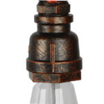GloboStar® FAUCET 01414 Vintage Industrial Κρεμαστό Φωτιστικό Οροφής Μονόφωτο 1 x E27 Καφέ Σκουριά Μεταλλικό Μ5 x Π7.5 x Y20cm - Image 8
