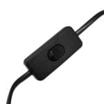 GloboStar® HONOR SQUARE 01435 Μοντέρνο Επιτραπέζιο Φωτιστικό Πορτατίφ Μονόφωτο Μαύρο Μεταλλικό με Ξύλινη Βάση Δρυς Μ20 x Π20 x Υ42cm - Image 8